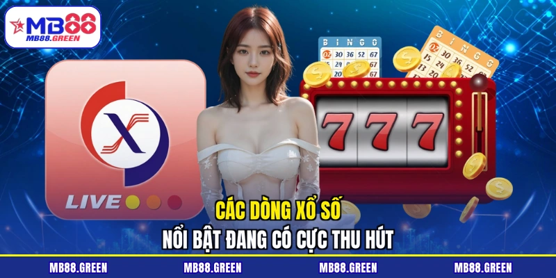 Các dòng xổ số nổi bật đang có cực thu hút