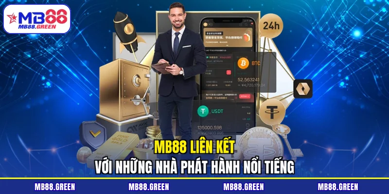 MB88 liên kết với những nhà phát hành nổi tiếng